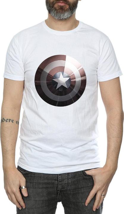 Immagine prodotto Maglietta Uomo Captain America Shield Shiny (L)