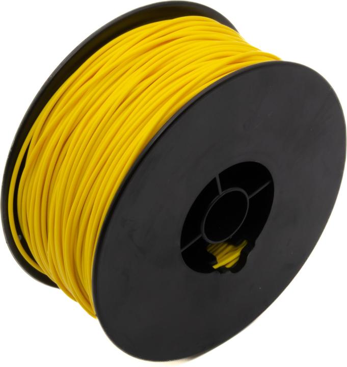 Actual product image Helukabel Stranded wire 0.25mm² Yellow LifY Highly flexible 100m