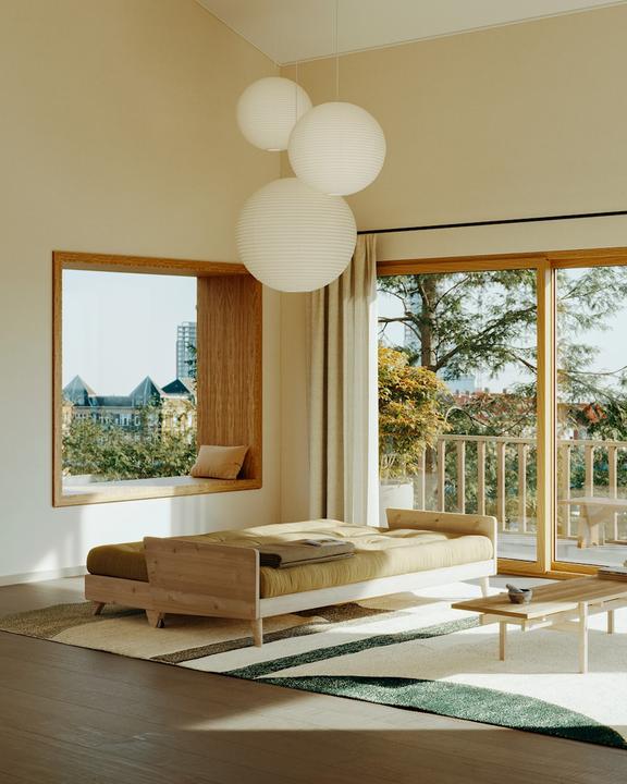 Produktbild Karup Design Indie Klar lackiert (3-Sitzer, Bettsofa)