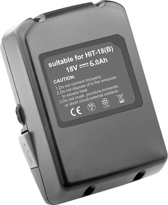 Produktbild Acconic Akku f. Hitachi BSL1830, BSL1840, BSL1815X, DH18DSL 18V (18 V)