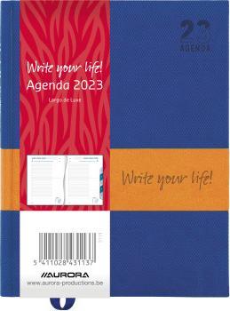 Produktbild Aurora Agenda Largo de luxe 2023 3113 (assortiert), 1T/S, ML 16.5x21cm (16.5 x 21 cm, Französisch, Deutsch, Englisch, Italienisch, Spanisch, Niederländisch)