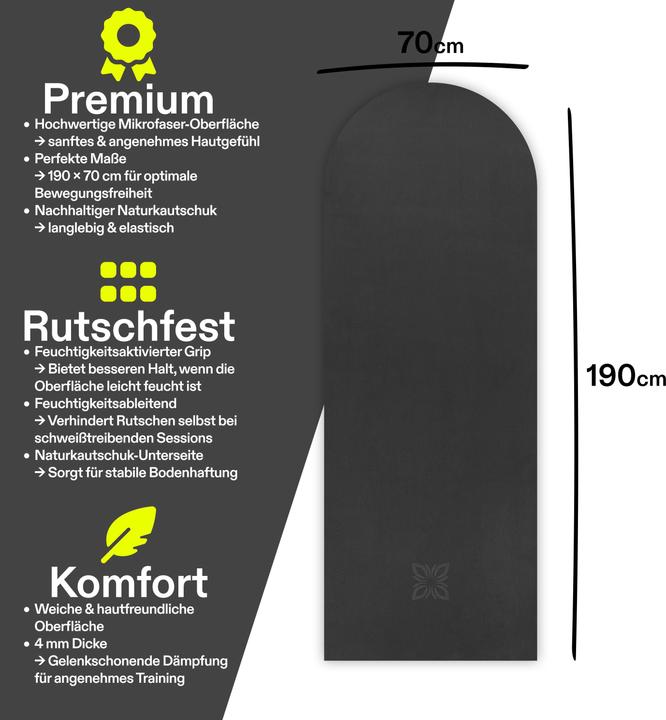 Actual product image Omnana SOFTSENSE yoga mat (4 mm)