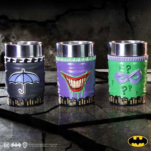 Produktbild Nemesis Now DC Comics Schnapsgläser Batman Super-Villains 3er-Pack (0.50 dl, 3 x, Schnapsgläser + Shotgläser)