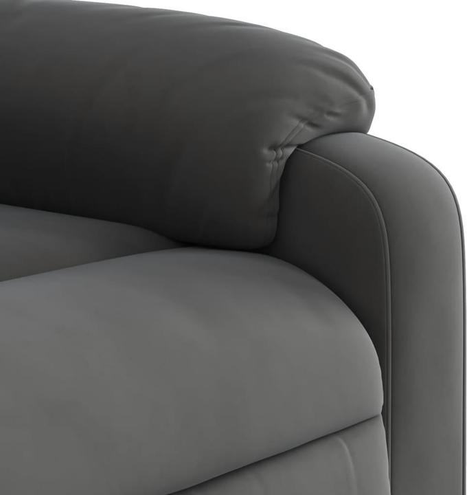 Produktbild VidaXL Massagesessel Dunkelgrau Mikrofasergewebe,Farbe