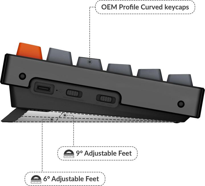 Actual product image Keychron K4 (CH, Cable, Wireless)
