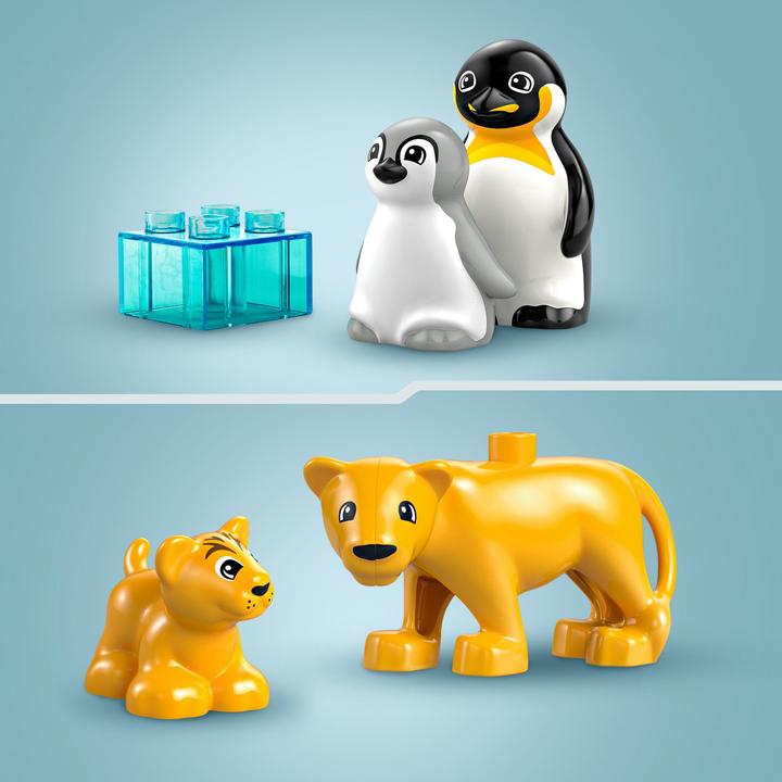 Immagine prodotto LEGO Wildtier-Familien: Pinguine und Löwen (10442)