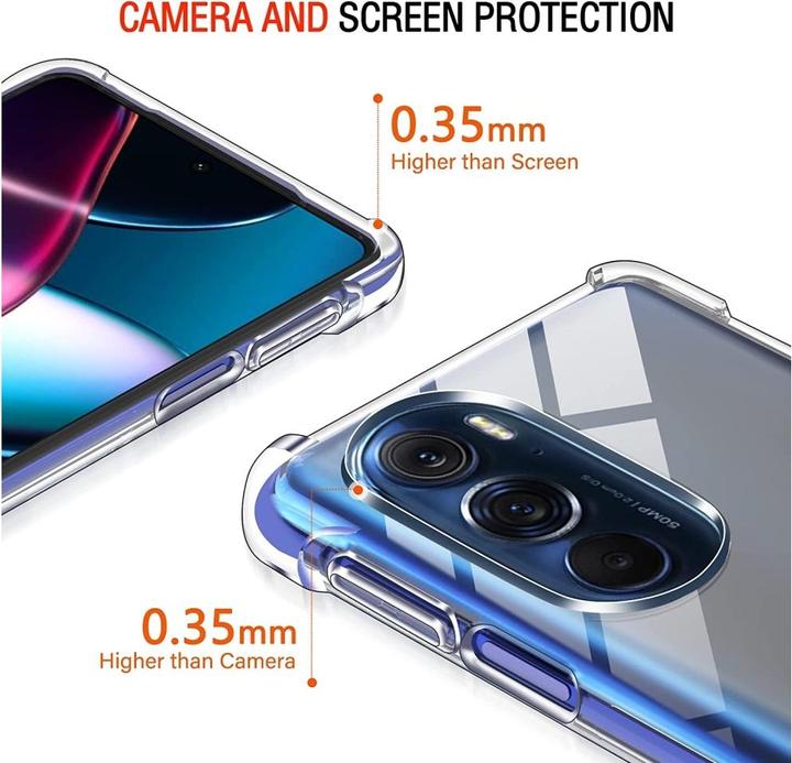 Immagine prodotto Screenguard Motorola Edge 30 Pro Custodia Crystal Soft Airbag Bumper (Motorola Edge 30 Pro)