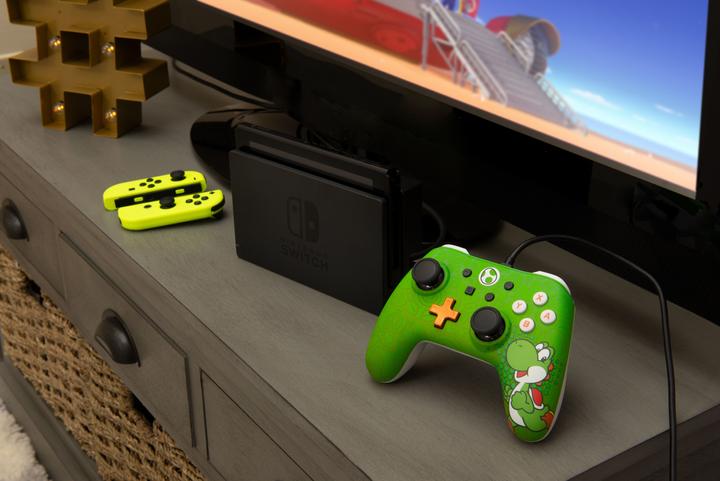 Actual product image PowerA Wired Controller - Yoshi Edition (Switch)