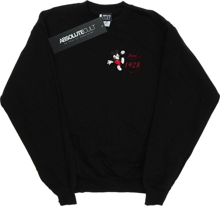 Produktbild Disney Mickey Mouse Faux Pocket Since 1928 Sweatshirt Jungen (152, 158)