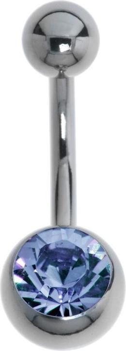 Bijouteria Bauchpiercing (Titan, Kristall)