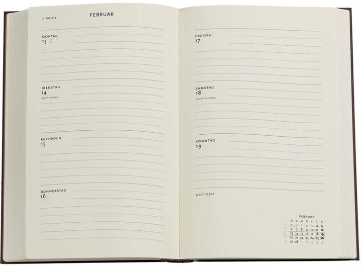 Immagine prodotto Paperblanks PAPERBLAN Agenda Wildwood 2025 FHD6093 1W/2S HOR Maxi SC IT 13,5x21cm (21 x 13,5 cm, Tedesco)