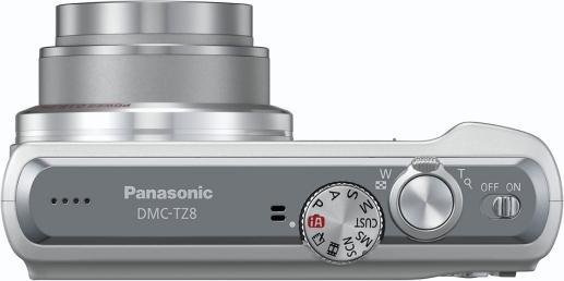 Actual product image Panasonic Lumix TZ8, 12MPixel, 12xWW zoom, HD movies, silver (1/2,3'')