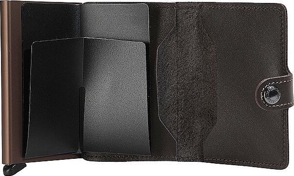 Actual product image Secrid Geldbörse Miniwallet Original Mini Chocolate