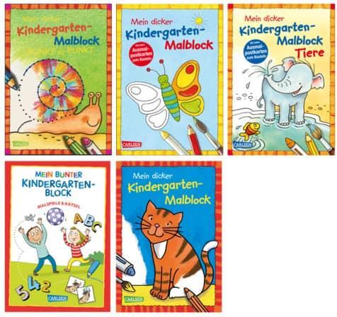 Immagine prodotto Mein bunter Kindergarten-Block: Malspiele und Rätsel (Tedesco, Hanna Sörensen, Theresa Koppers, 2021)