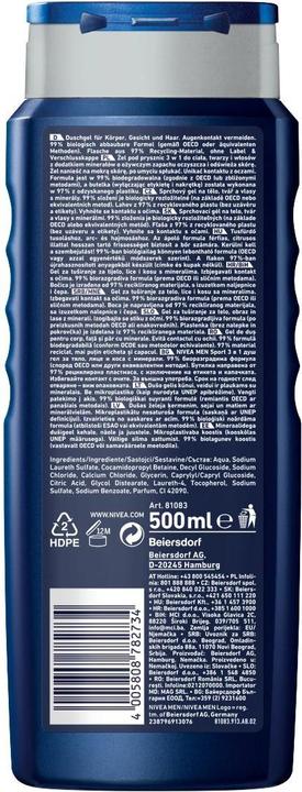 Actual product image NIVEA MEN Men Sport (500 ml)