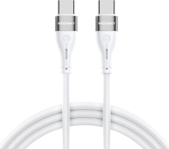 Produktbild Wozinsky WSTCC2 USB-C / USB-C PD 65W Kabel 2 m - Weiss (2 m, 65 W)