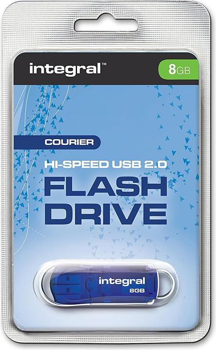 Actual product image Integral Memory Courier (8 GB, USB-A, USB 2.0)