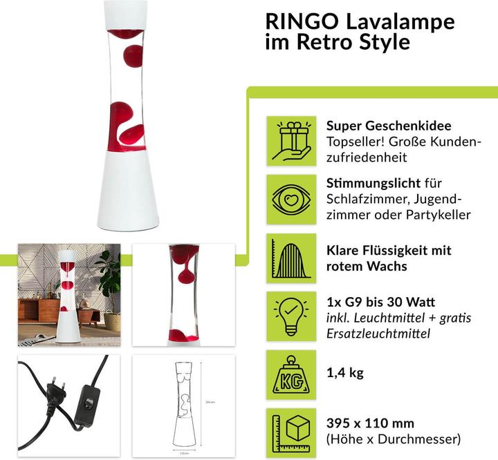 Produktbild Licht-Erlebnisse Ringo (210 lm, G9)