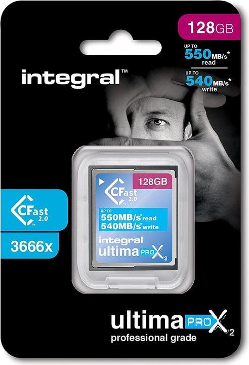 Produktbild Integral Memory Cfast Ultima Pro X2 (128 GB, CFast 2.0)