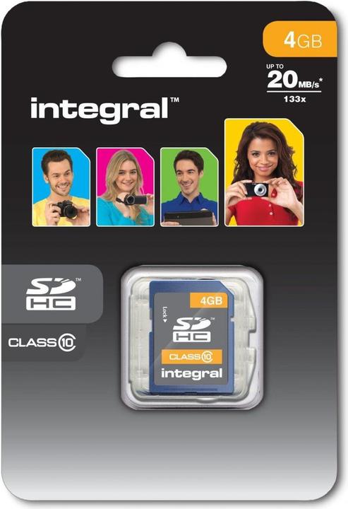 Actual product image Integral Memory Sdhc (4 GB, SDHC, U1, UHS-I)