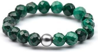 Produktbild Agato Mineral Ring With Green Malachite Pol-R07 (57)