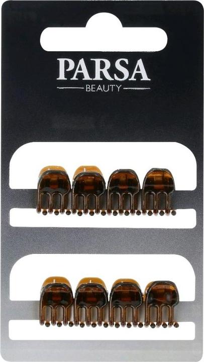 Image du produit Parsa Beauty Parsa Pinces à cheveux petites, marron 8 pcs. (8 pcs)