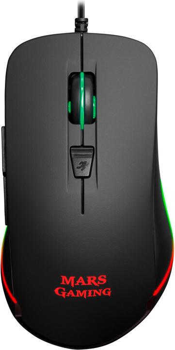 Mars Gaming Mouse ottico MM118 USB 9800 DPI Nero (Cablato)