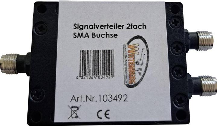 Produktbild Wittenberg Antennen Antennen Verteiler SMA-Buchse Signalverteiler 2 fach SMA Buc