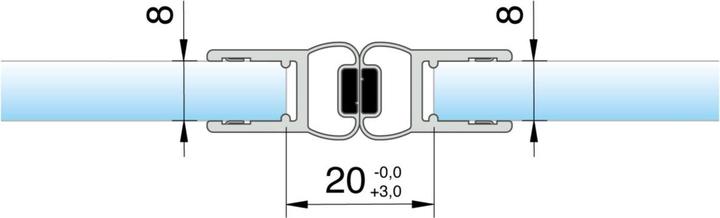Immagine prodotto Pauli+Sohn Profili di tenuta box doccia con magnete 180° 8850
