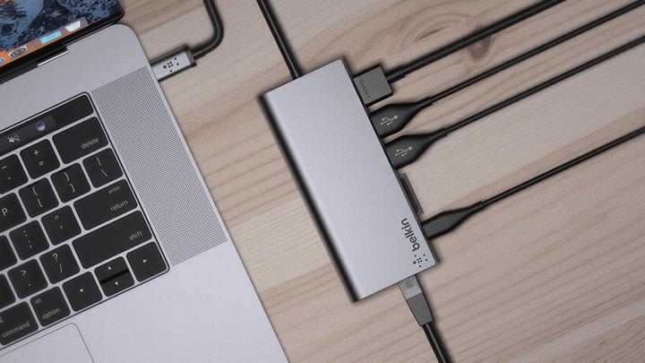 Image du produit Belkin Multimédia (USB-C, USB-A, 1 Ports)