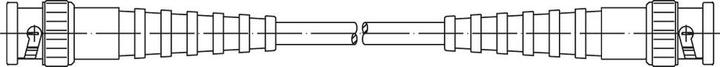 Actual product image Telegärtner L00010A1803 1m BNC BNC Black Coaxial Cable (Antenna cable)