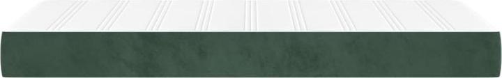 Produktbild VidaXL Taschenfederkernmatratze Dunkelgrün Samt (160 x 210 cm, Federkern)