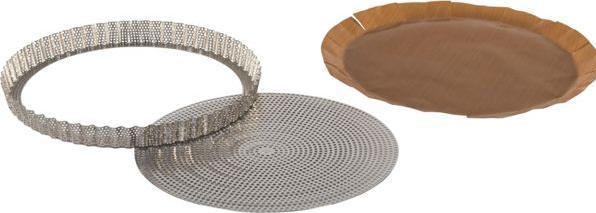 Image du produit de Buyer Geriff. Moule à Tarte En Acier Inoxydable Perforé 28x2.5 cm (28 cm)