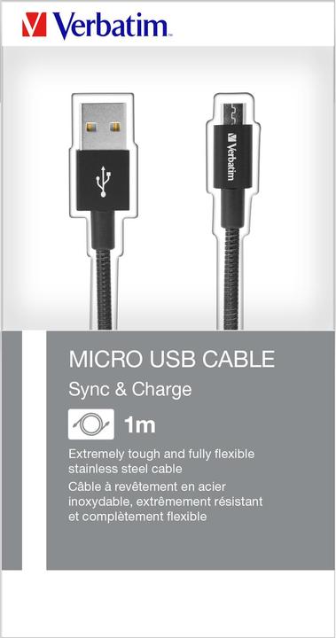Image du produit Verbatim USB A - USB Micro (1 m, USB 2.0)