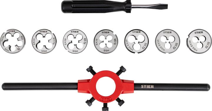Image du produit Stier Kit de filetage / kit de taraudage, 32 pièces M3-M12 HSS-G