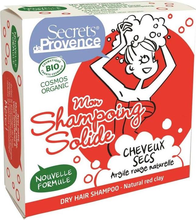 Image du produit Secrets de Provence Shampooing Cheveux secs COSMOS (Shampoing solide)