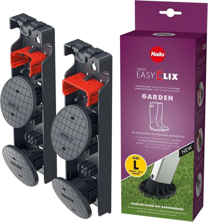 Image du produit Hailo EasyClix Garden - Size L, jeu de pieds interchangeables