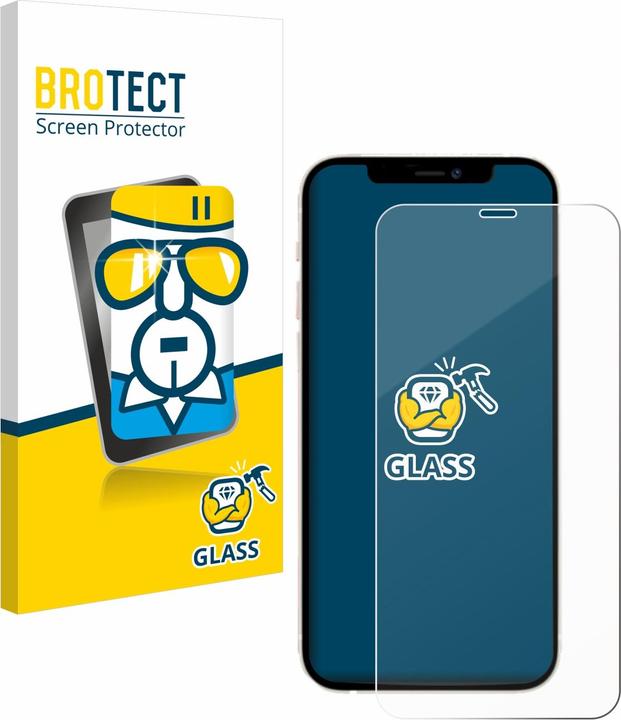 Produktbild BROTECT Panzerglas Hartglas Displayschutz (1 Stück, Apple iPhone 12 Pro)
