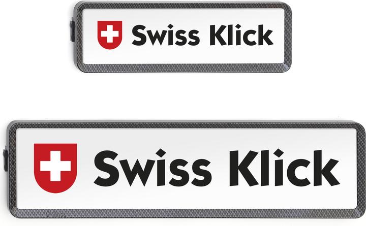 Swissklick Nummerrahmen (Front + Heck, Langformat)