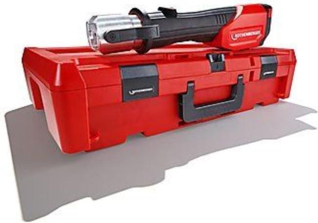 Actual product image Rothenberger ROMAX 4000 battery press machine 18 V Li-Ion electrohydraulic solo in carrying case (
