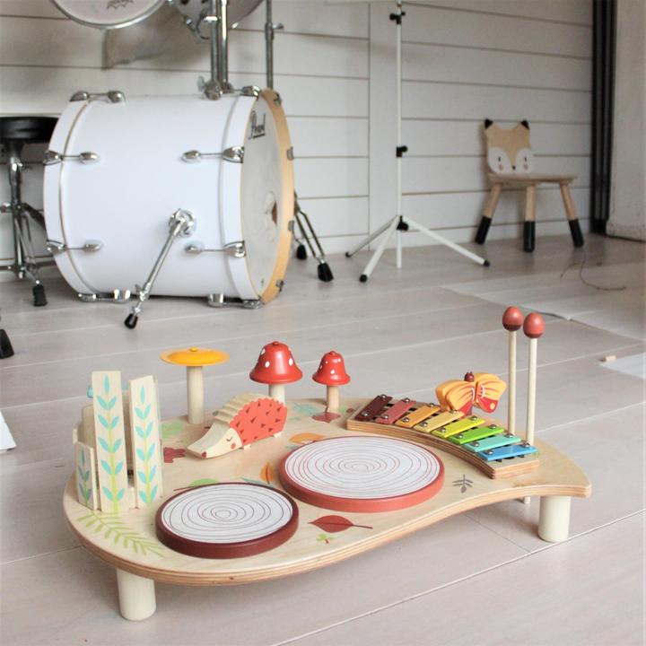 Actual product image Tender Leaf Toys Music table (German, French, Italian, English)