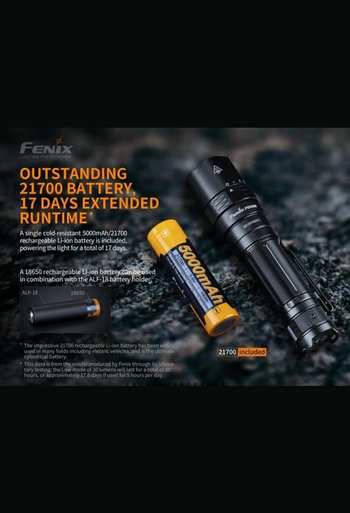 Actual product image Fenix PD40R V3.0 (14.30 cm, 3000 lm)