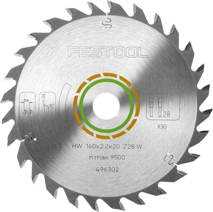 Actual product image Festool Kreissägeblatt-Set KSB-SORT3 160