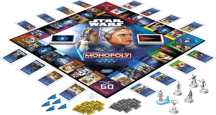 Actual product image Monopoly Star Wars Light Side Eidtion (German)