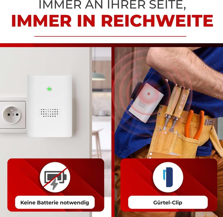 Actual product image Heidemann Radio chime set HX Twin (Funk)