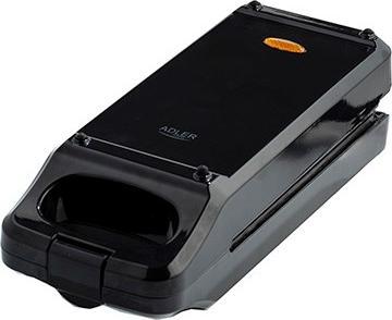 Produktbild Adler AD 3066 Multifunctional device - toasting, baking, grilling, Double-sided, Black