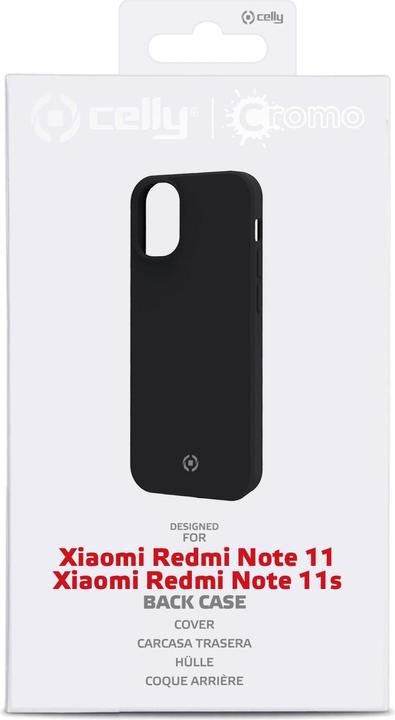 Image du produit Celly Étui pour téléphone portable CHROME 16,3 cm (6,43') Housse noire (Xiaomi Redmi Note 11S, Xiaomi Redmi Note 11)