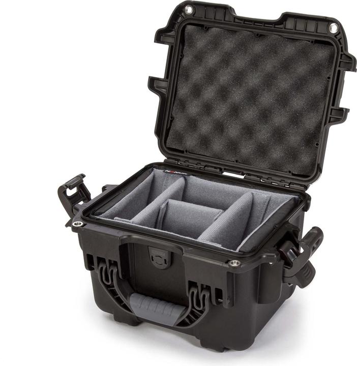 Produktbild Nanuk Kunststoffkoffer 908 - mit Trennwand Schwarz (Kamera Schultertasche, 8.80 l)
