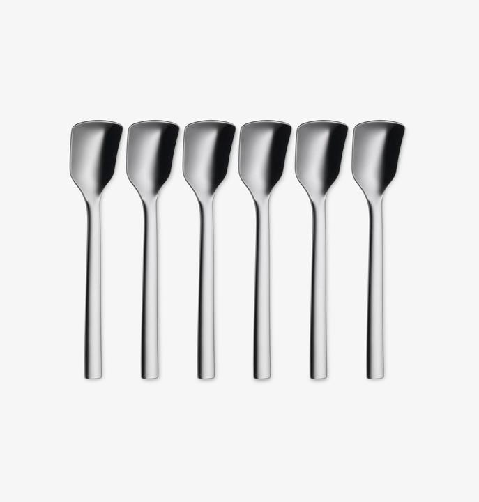Productafbeelding WMF IJslepel Set 6st IJslepel 14cm Nuova Roestvrij Staal Gepolijst (6 Stuk, Lepel)