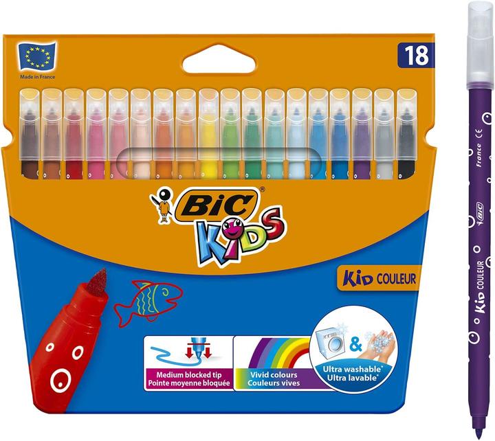 Bic Kids Bambino Couleur (Assortito, 18 x)